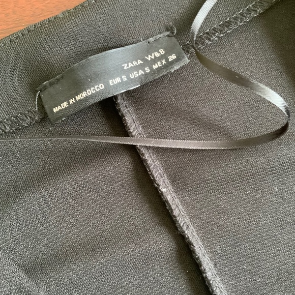 Zara Black Crepe Jumpsuit - Picture 2 of 7